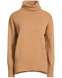 Alysi - Chocolat Turtleneck Merino Wool - Lyst
