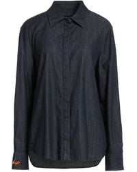 Dondup - Embroidered Denim Shirt - Lyst