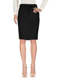 Boutique Moschino Knielanger Rock - Schwarz