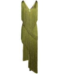 Elisabetta Franchi - Maxi Dress Polyester, Elastane - Lyst