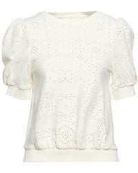 Ba&sh - Ivory Top Cotton, Elastane - Lyst