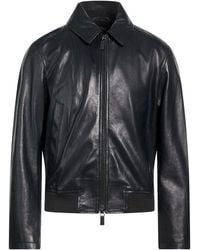 Emporio Armani - Midnight Jacket Lambskin - Lyst