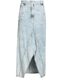 Tela - Denim Skirt Cotton - Lyst
