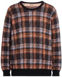 N°21 - Sweater Cotton, Wool, Polyamide, Alpaca Wool, Silk - Lyst