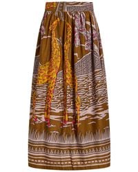 CONNOR & BLAKE - Maxi Skirt Cotton - Lyst