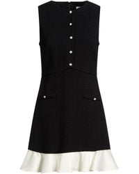 Sandro - Mini Dress Cotton, Viscose, Acrylic, Polyamide, Polyester - Lyst
