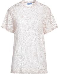 Mugler - Tulle Crewneck Short-Sleeve T-Shirt - Lyst