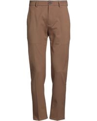 Department 5 - Camel Pants Polyester, Virgin Wool, Elastane - Lyst