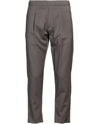 Low Brand - Taupe Pants Virgin Wool - Lyst
