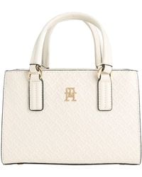 Tommy Hilfiger - Ivory Handbag Polyurethane - Lyst