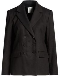 Sandro - Blazer Linen, Cotton, Elastane - Lyst