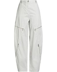 Pinko - Light Pants Cotton - Lyst