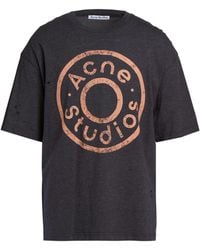 Acne Studios - Slate T-Shirt Cotton, Polyester - Lyst