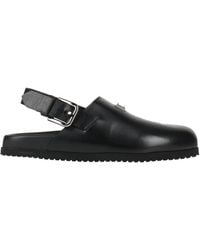 Dolce & Gabbana - Logo-Plaque Sandals - Lyst