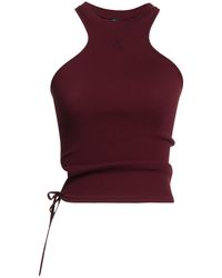 ANDREADAMO - Burgundy Top Polyamide, Elastane - Lyst