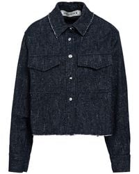 Shirtaporter - Denim Shirt Cotton, Wool, Polyamide, Polyester - Lyst