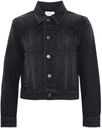 current elliott white denim jacket