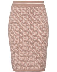 Guess - Midi Skirt - Lyst
