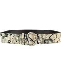 Alberta Ferretti - Ivory Belt Leather - Lyst