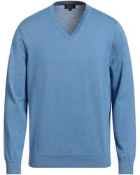 Pullover Brooks Brothers pour homme en coloris Bleu Homme Vêtements Pulls et maille Pulls col en v 