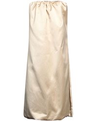 Khaite - Midi Dress Cotton, Viscose - Lyst