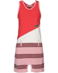 Marni Kurzes Kleid - Mehrfarbig