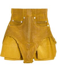 Rick Owens - Denim Shorts - Lyst