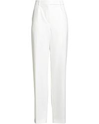 Alexandre Vauthier - Ivory Pants Polyester, Elastane - Lyst