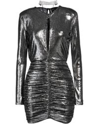 SIMONA CORSELLINI - Metallic Bodycon Mini Dress - Lyst