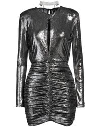SIMONA CORSELLINI - Metallic Bodycon Mini Dress - Lyst