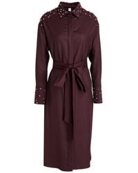 AVOLIO Milano - Midi Dress Virgin Wool - Lyst