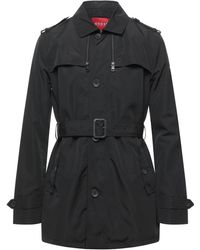 mens guess faux shearling overcoat