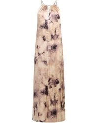 Erika Cavallini Semi Couture - Maxi Dress Silk - Lyst