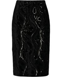 PHAEONIA - Midi Skirt Silk - Lyst