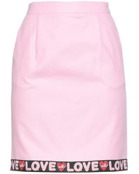 Love Moschino Midi Skirt - Pink