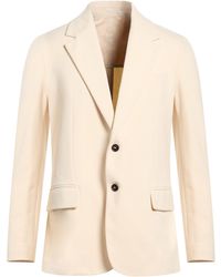 Circolo 1901 - Cream Blazer Cotton, Elastane - Lyst