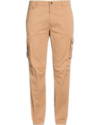 Aeronautica Militare - Frecce Tricolori Camel Pants Cotton, Elastane - Lyst