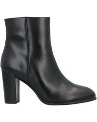 unisa black leather ankle boots