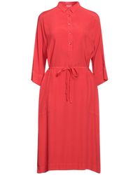 HER SHIRT HER DRESS - Midi-Kleid - Lyst