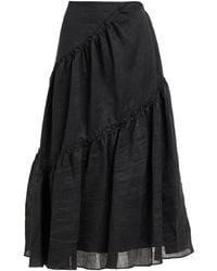 Sandro - Midi Skirt - Lyst