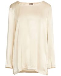 Maliparmi - Cream Top Silk, Elastane - Lyst