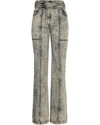 Ulla Johnson Denim High-Rise Bootcut Jeans Ellis in Grau Damen Bekleidung Jeans Bootcut Jeans 