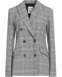 Semicouture - Blazer Polyester, Viscose, Wool, Elastane - Lyst
