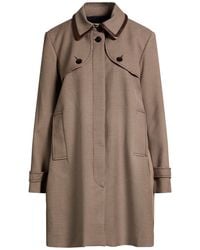 Sandro - Overcoat & Trench Coat Polyester, Viscose, Elastane - Lyst