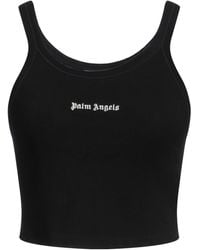 Palm Angels - Tank Top Cotton - Lyst