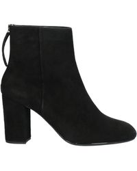 unisa black leather ankle boots