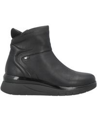 Stonefly - Ankle Boots Leather, Textile Fibers - Lyst