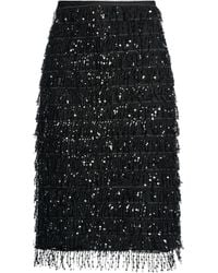 PHAEONIA - Midi Skirt - Lyst