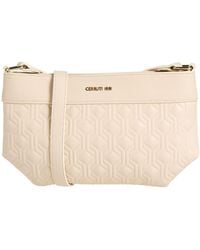 Cerruti 1881 - Cream Cross-Body Bag Polyurethane - Lyst