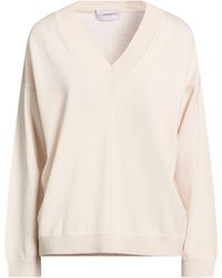 Anna Molinari - Taupe Sweater Merino Wool - Lyst